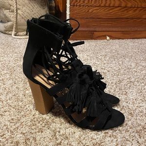 New York & Company Ankle Wrap Heels